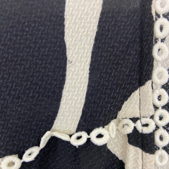 Farm Rio Sinead Jumpsuit Heart Print Sz Large Black Valentines Wide Leg Chic - Picture 13 of 14